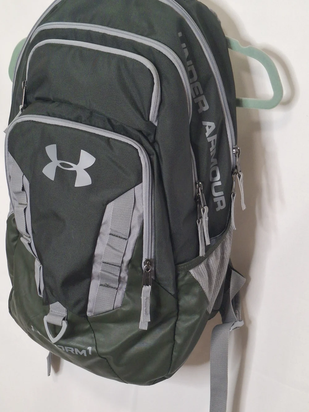 Under Armour Storm Recruit Men's Green and Gray Backpack